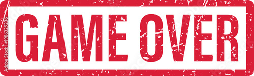 A red Game Over text stamp.