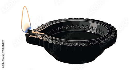 Silhouette of a man in a hat blowing a traditional Shofar horn