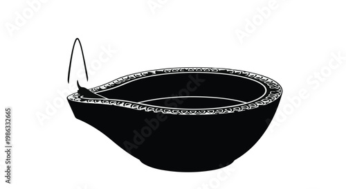 Black hanging basket with handle on white background, modern garden planter, home decor, interior design element, basket for plants, decorative container