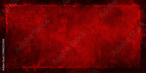A bold, textured red rectangle, exuding a sense of power and allure, set against a dark backdrop.