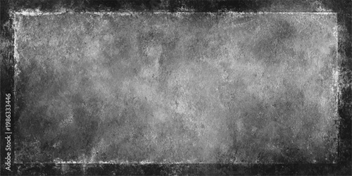 Dark Textured Rectangle Frame Background.