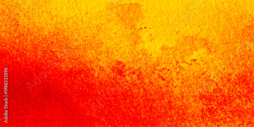 Abstract watercolor background in warm colors of orange and red, evoking feelings of passion and energy.