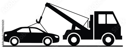 No parking road vector signs tow car away icons warning traffic sign, vehicle restriction and towing zone concept, urban traffic control and road safety regulation symbol vector