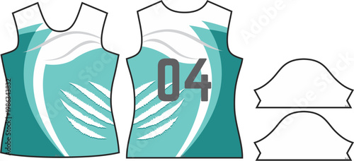 Modern Sportswear Tracksuit Technical Flat