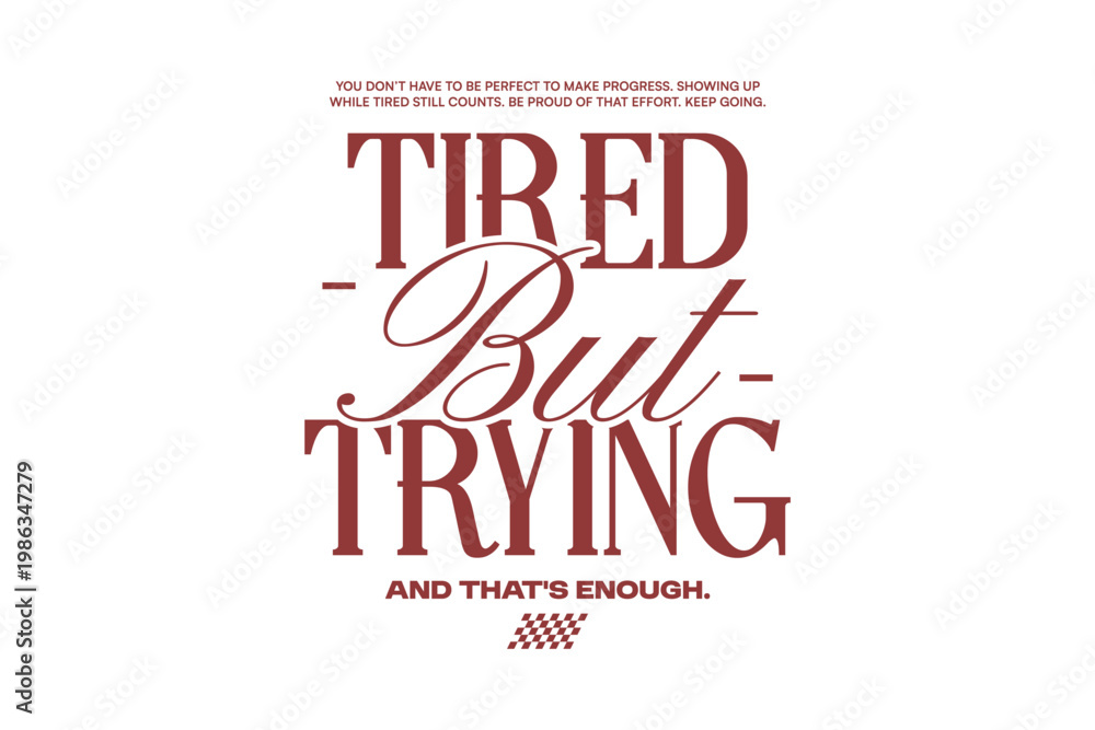 Fototapeta premium Hustle Typography Quotes T-shirt Design. Aesthetic Lettering for t shirt, Poster, Apparel, Wall Art and Print. Ambition, Motivational Quotes with Minimal Streetwear Style