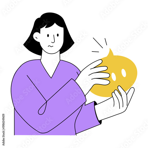 A doodle style illustration showing communication practice