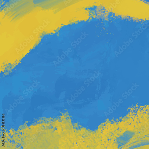 手描きの抽象背景素材_正方形