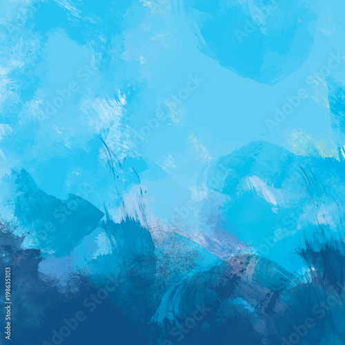 手描きの抽象背景素材_正方形