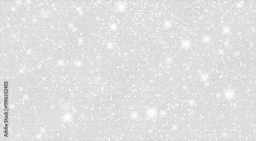 Abstract halftone dot vector texture overlay with dotted background design