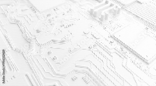 Abstract halftone texture overlay background with grunge and pixelated design elements