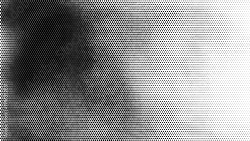 Abstract halftone vector texture overlay with digital pixelated background