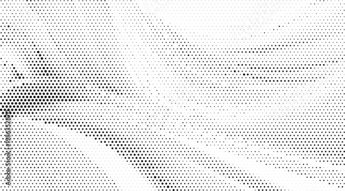 Abstract halftone vector texture overlay with dotted pattern background