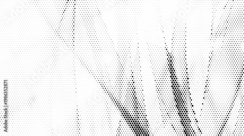 Abstract halftone vector texture overlay with dotted pattern background