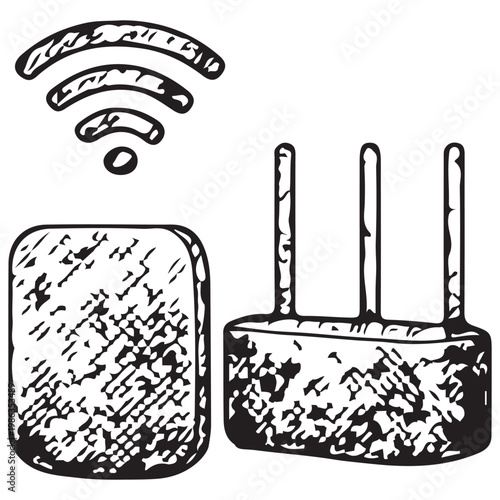 Smart WiFi Router and Home Network Devices for High Speed Internet Connectivity Setup