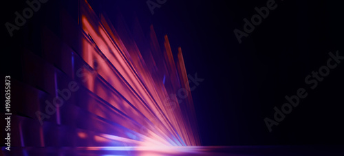 Futuristic neon light speed background abstract technology glowing stripes light movement trace digital energy beam sci fi flow speed glowing lines technology wallpaper.