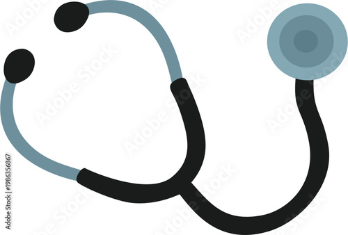 simple stethoscope illustration