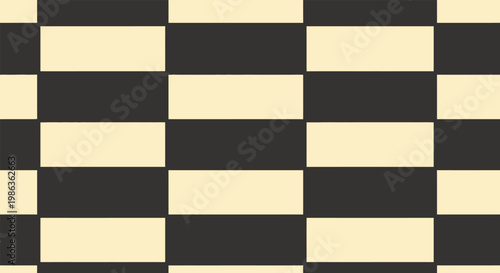 Seamless Checkerboard Pattern Light Beige and Dark Gray Squares