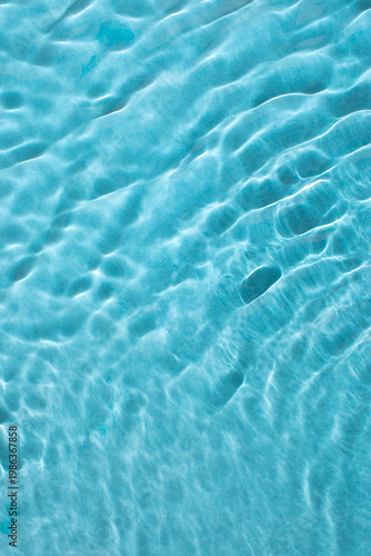 Vibrant blue wave water background, creative curve texture style. Vertical abstract background.