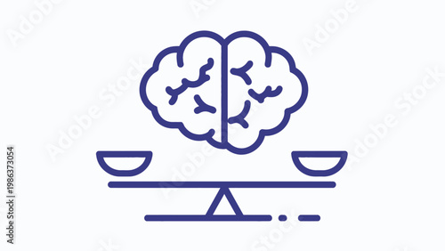 Scientific Concept of Mental Balance and Cognitive Assessment, Exploring the Delicate Equilibrium of Brain Processes and Intellectual Weight Measurement