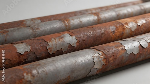 Rusted Metal Pipes
