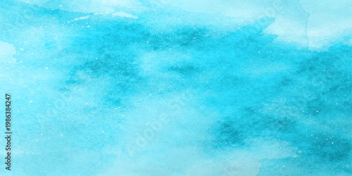 Light blue watercolor sky background featuring soft clouds and a vintage grunge paper texture for a nature-inspired design backdrop