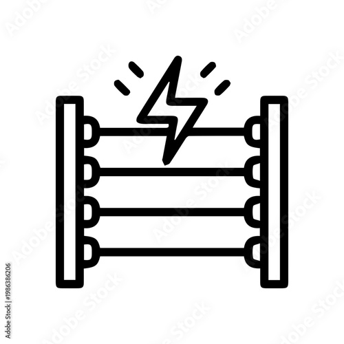 Electric Barrier Icon