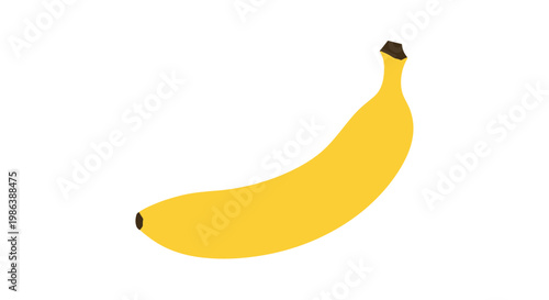 Ripe Yellow Banana Fruit.