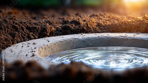 Septic Tank Opening and Soil