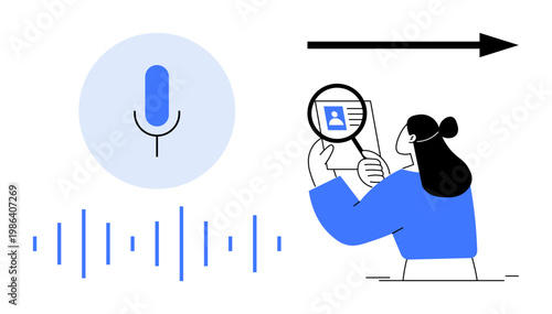 Voice recognition. Voice recognition connects speech analysis with user verification methods. Voice-based systems ensure identity security and accurate digital processes. Applicable for biometrics
