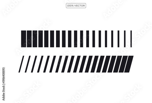 Abstract Racing Speed Lines Collection Motorsport Stripes Motion Vector Illustration