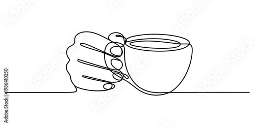 A continuous single line drawing of a loving couple sitting together in a peaceful embrace pose Vector, illustration