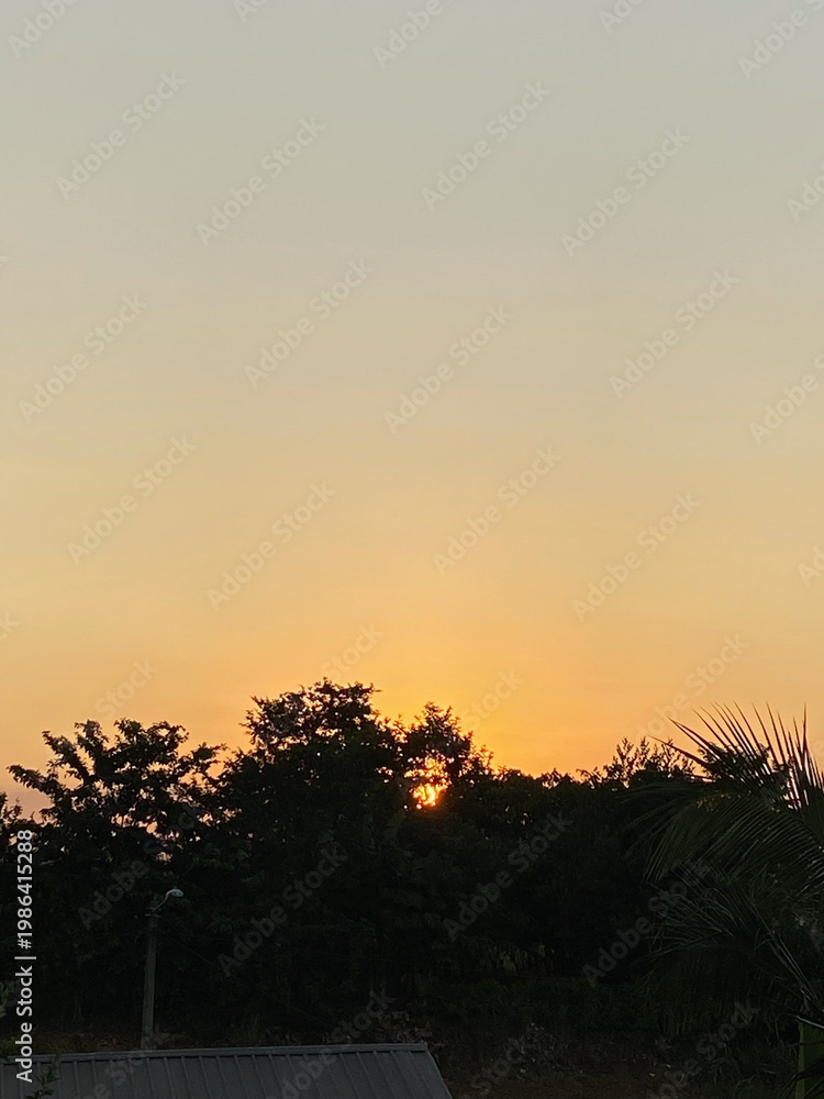 Fototapeta premium Atardecer