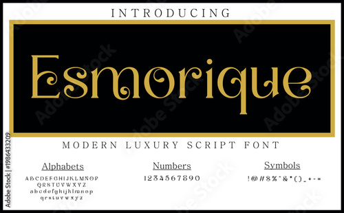 Esmorique delivers a stylish handwritten script with elegant flow, ideal for branding, editorial designs and modern typography projects that demand creativity and sophistication.