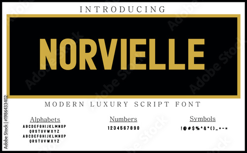 Norvielle is a modern handwritten script font with clean elegant curves, perfect for branding, invitations and stylish typography projects with a refined contemporary look.