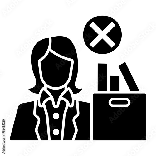 unemployment Solid icon