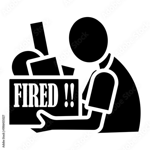 unemployment Solid icon