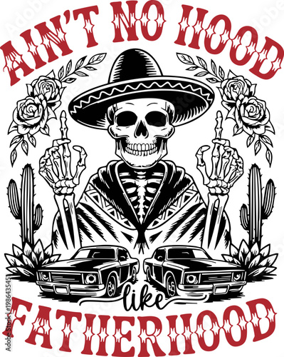 Aint No Hood Fatherhood svg, Father's Day svg