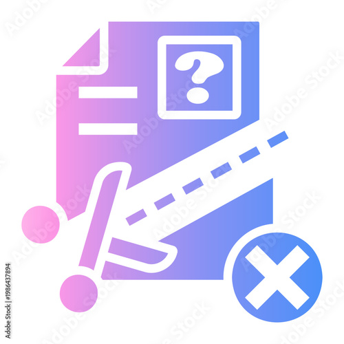 unemployment Gradient icon