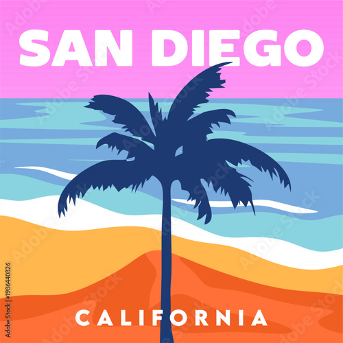 San Diego California with its charming and enchanting natural scenery