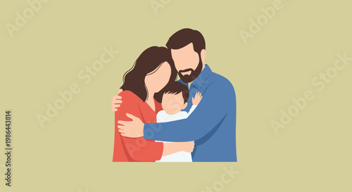 Family love and happy together.