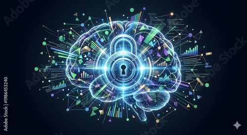 Cybersecurity Network Protection Lock