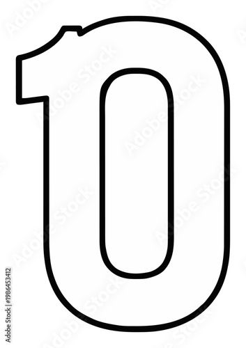 Continuous line art TENS unit medical device icon. Generative AI