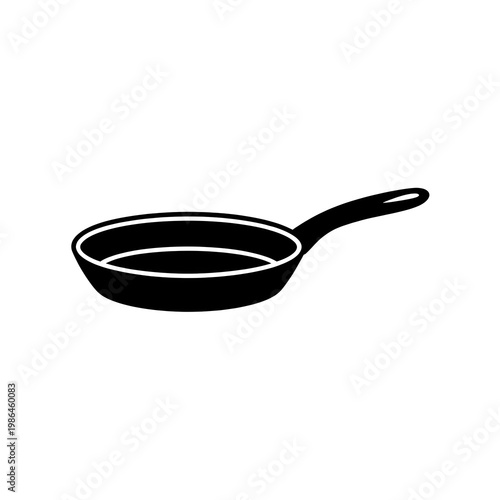 silhouette of a pan