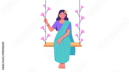 Women Flore sparing happiness 