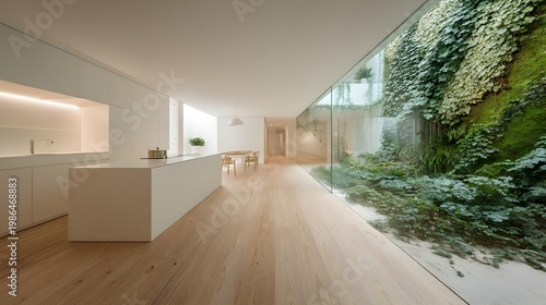 Minimal Home Displays Front Garden in Clean Layout