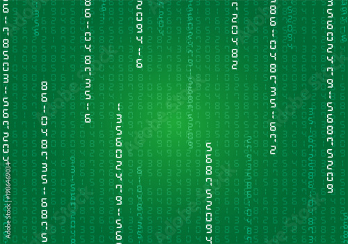 デジタルなマトリックスの背景素材