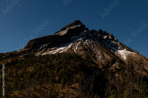 Nevado de Colima mountain peak in Mexico