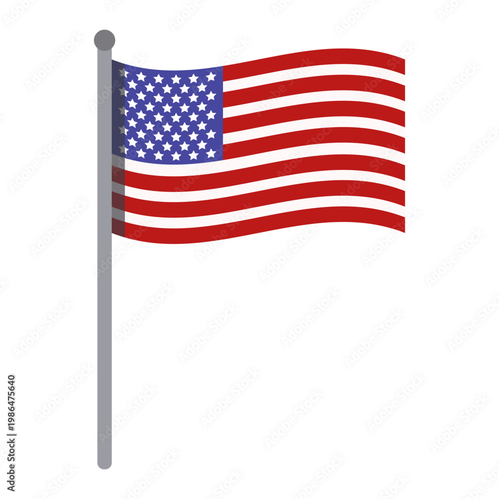 Obraz premium United States flag