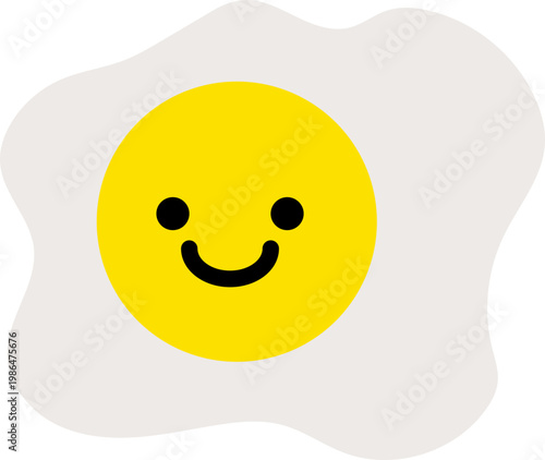 행복한 노란 달걀