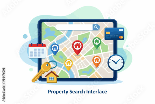 Real Estate Property Search and Online Home Purchase Interface